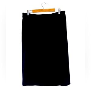 MISOOK Knit Black Straight Skirt Size 1X